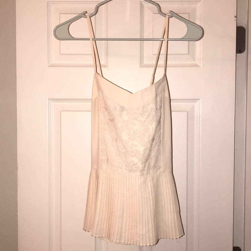 American Eagle lace/ruffle Blouse